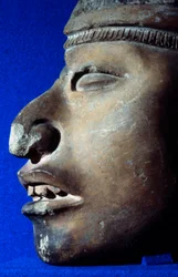 Profil eines Zapoteken-Mannes, Spätklassische Periode (700-1000 n. Chr.)